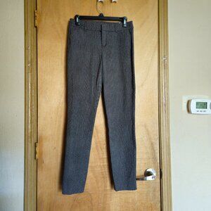 Old Navy Pixie Mid Rise Pant 2 Tall Black White